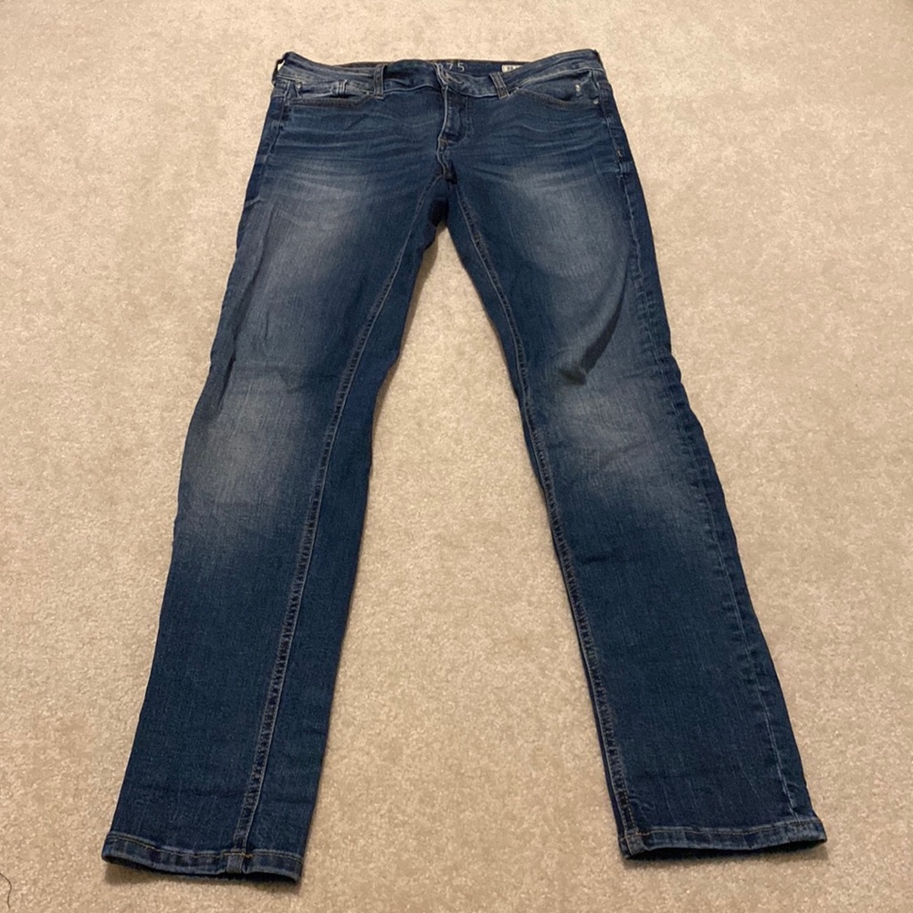 EUC Zara mid rise skinny jeans